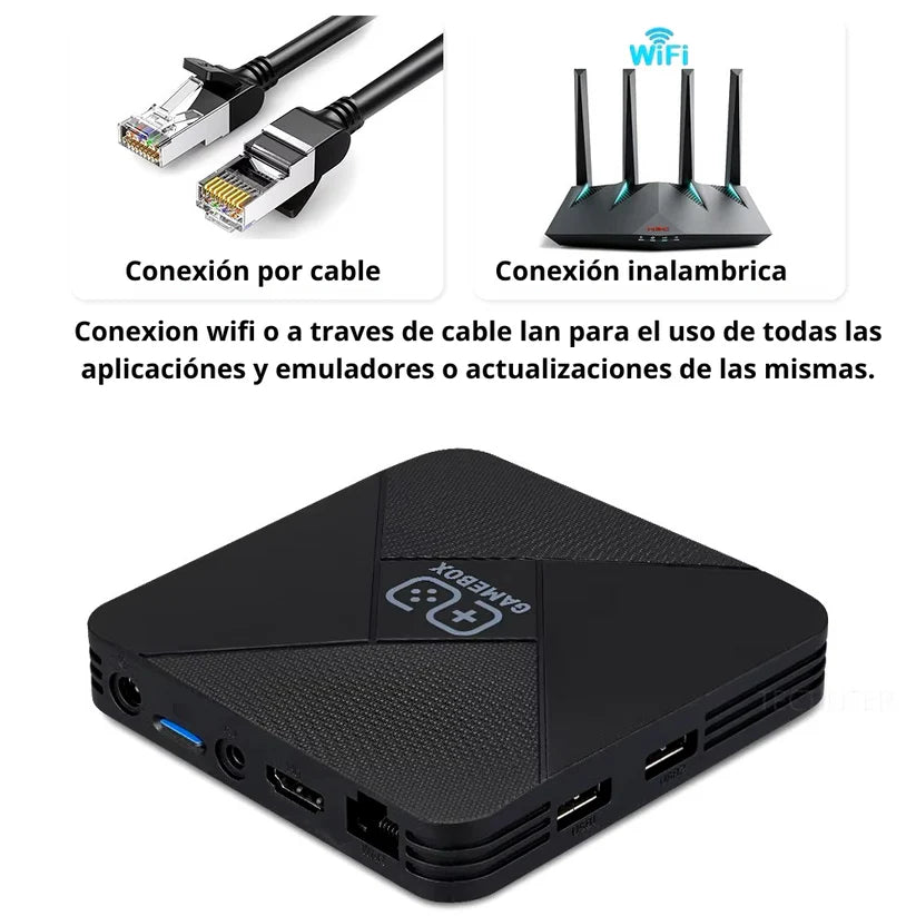 Consola GameBox + 2 Mandos