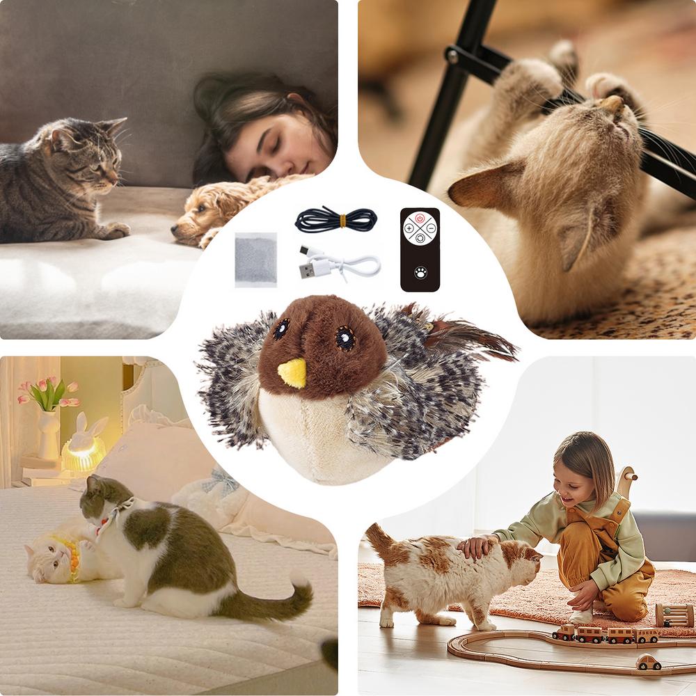 Pájaro Interactivo Para Gatos