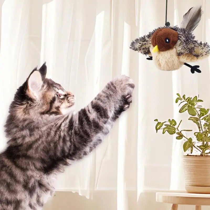 Pájaro Interactivo Para Gatos