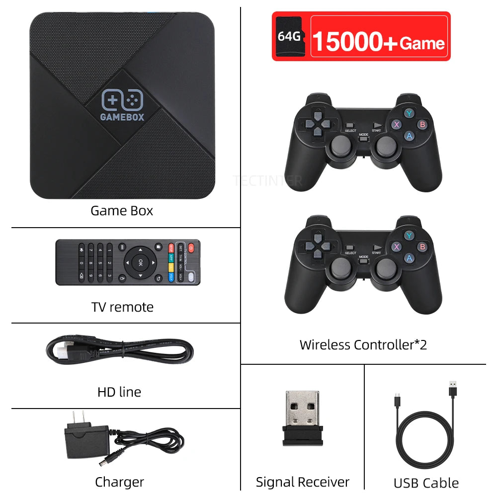Consola GameBox + 2 Mandos