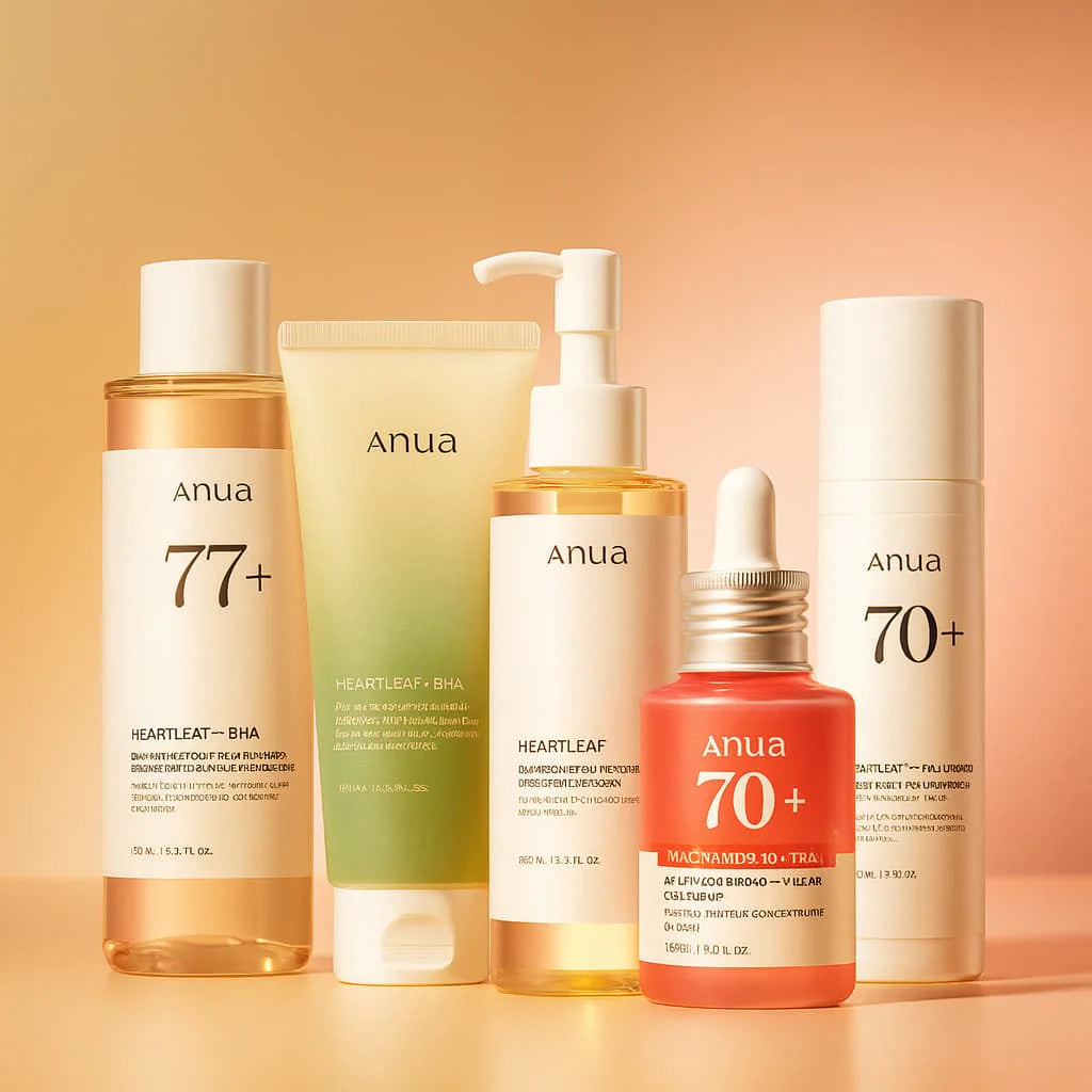 Korean Anua Glow Skincare Set | 5 Essentials