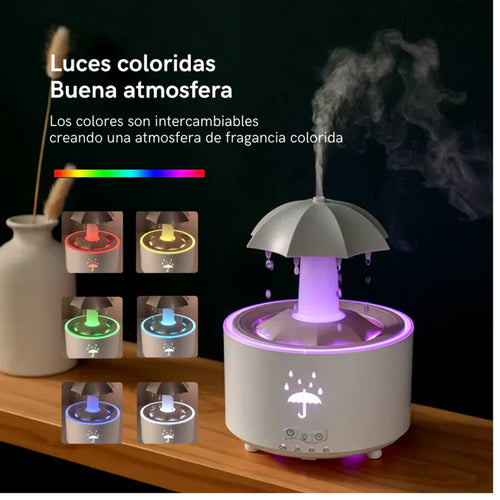Humidificador Relajante de Lluvia